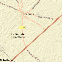 Coullons Street Map