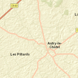 Autry-le-Châtel Street Map