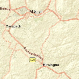 Altkirch Street Map