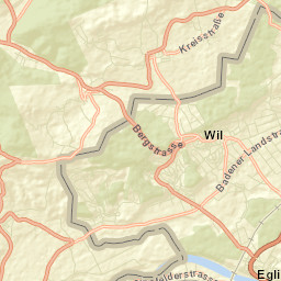 Dettighofen Street Map