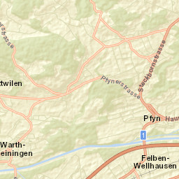 Pfyn Street Map