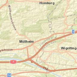 Müllheim Street Map
