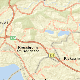 Kressbronn am Bodensee Street Map