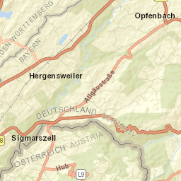 Sigmarszell Street Map