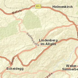Weiler-Simmerberg Street Map