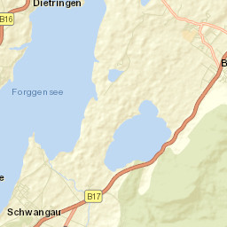 Schwangau Street Map