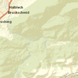 Halblech Street Map