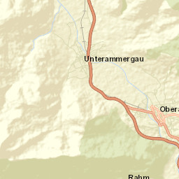 Unterammergau Street Map