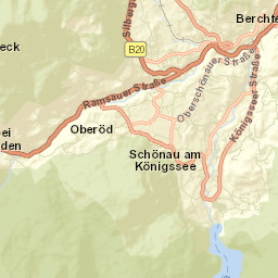 Schönau am Königssee Street Map