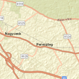 Soproni Járás Street Map