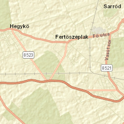 Fertőd Street Map