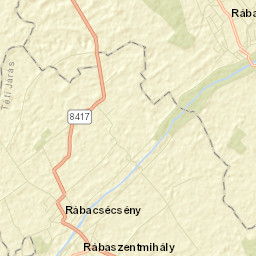 Rábapatona Street Map