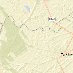 Tárkány Street Map