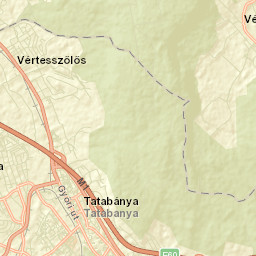 Vértestolna Street Map