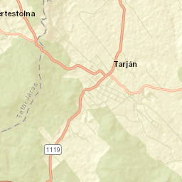 Tarján Street Map