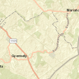 Szomor Street Map