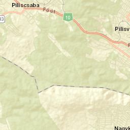Piliscsaba Street Map