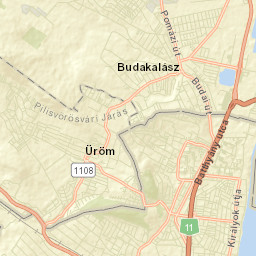 Üröm Street Map