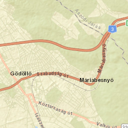 Gödöllő Street Map