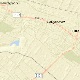 Galgahévíz Street Map