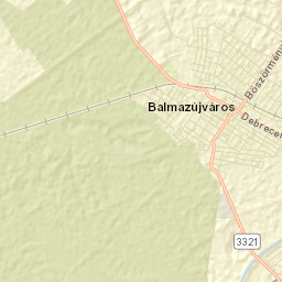 Balmazújváros Street Map