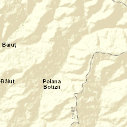 Comuna Băiuţ Street Map