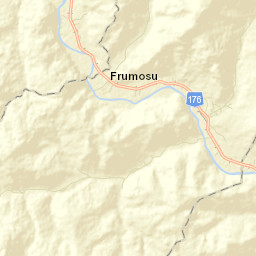 Comuna Frumosu Street Map