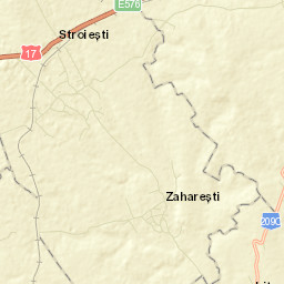 Comuna Stroieşti Street Map