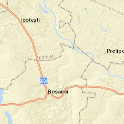 Bosanci Street Map