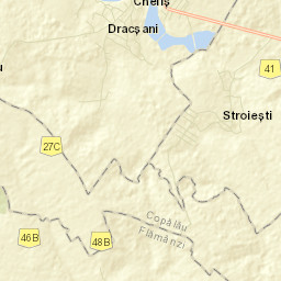 Dracșani Street Map