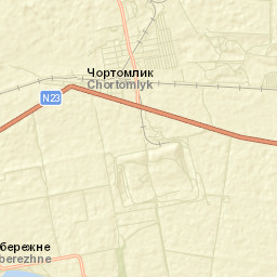 Chortomlyk Street Map