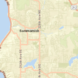 City of Sammamish Street Map