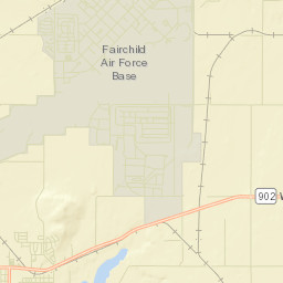 Fairchild Air Force Base Street Map