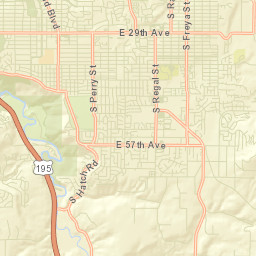 Spokane County Street Map