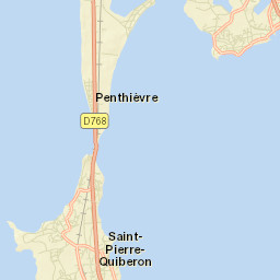 Saint-Pierre-Quiberon Street Map