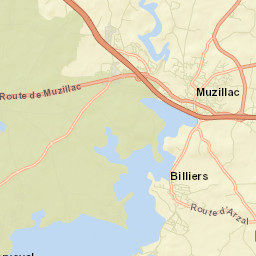 Muzillac Street Map