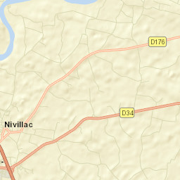 Nivillac Street Map