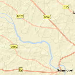 Guenrouet Street Map