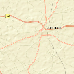 Abbaretz Street Map