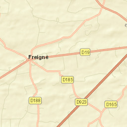 Freigné Street Map