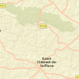 Saint-Clément-de-la-Place Street Map