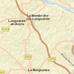 Le Plessis-Macé Street Map