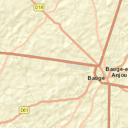 Le Vieil-Baugé Street Map
