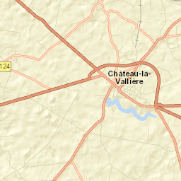 Château-la-Vallière Street Map