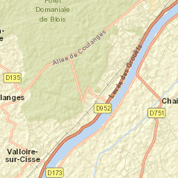 Chouzy-sur-Cisse Street Map