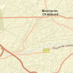 Mont-près-Chambord Street Map