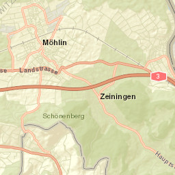 Bezirk Rheinfelden Street Map