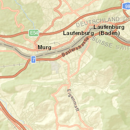 Laufenburg Street Map