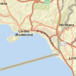 Lindau Street Map
