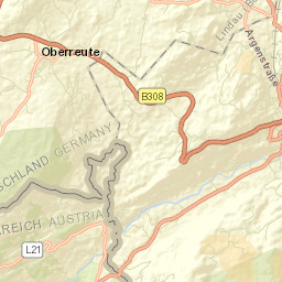Oberreute Street Map
